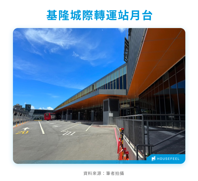 基隆城際轉運站月台