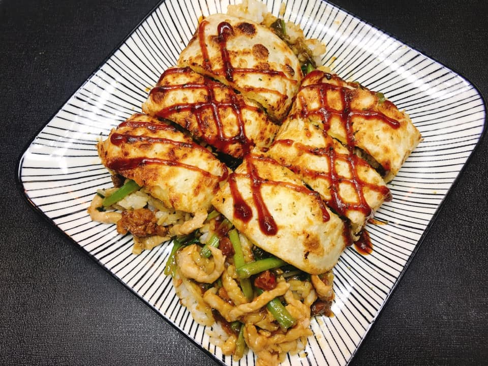 鴻記鐵板燒蔥餅捲 鴻記鐵板燒蔥餅捲