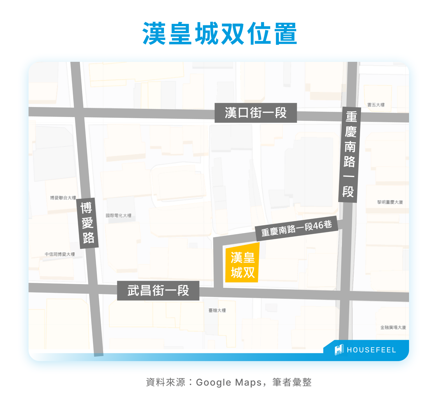 漢皇城双位置 漢皇城双位置