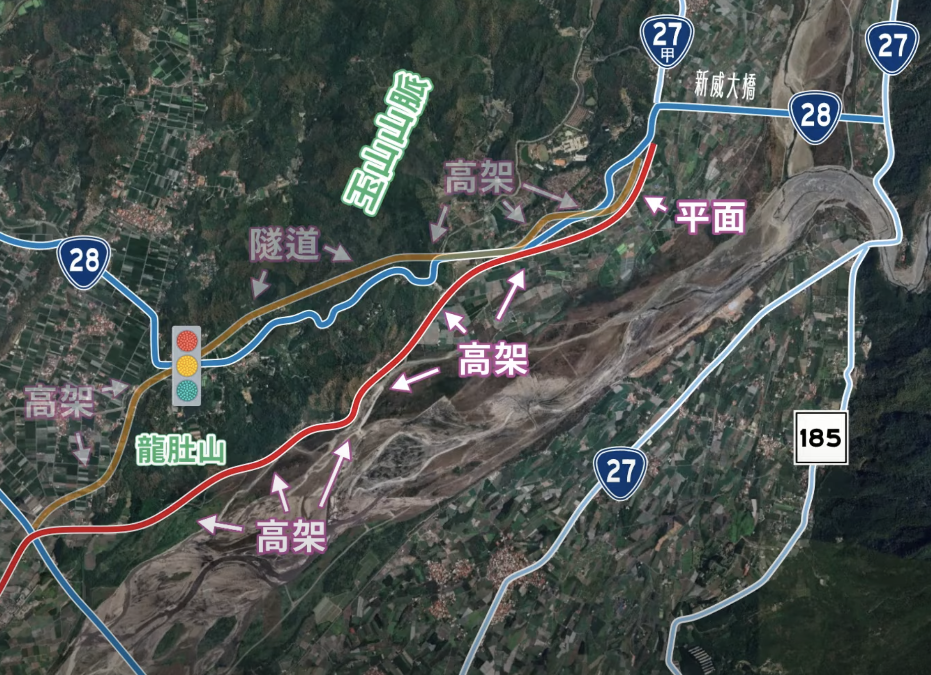 國道10號延伸路線圖2 國道10號延伸路線圖2