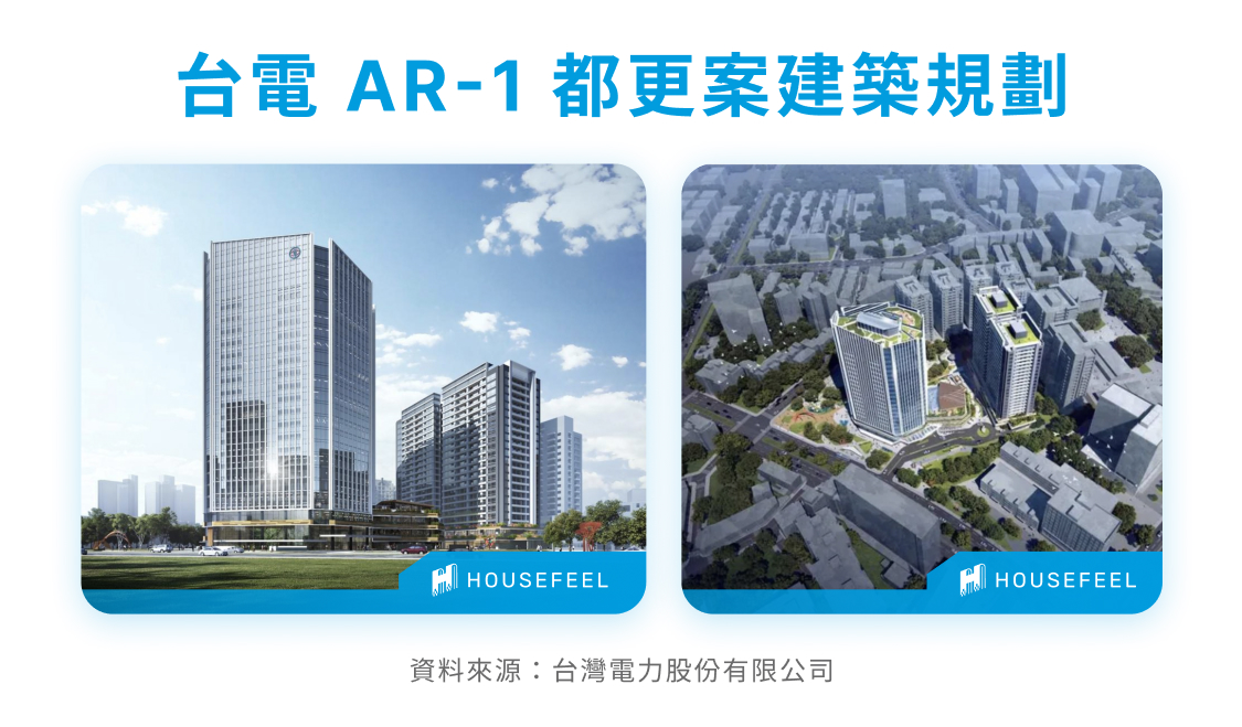 台電 AR-1 都更案建築規劃