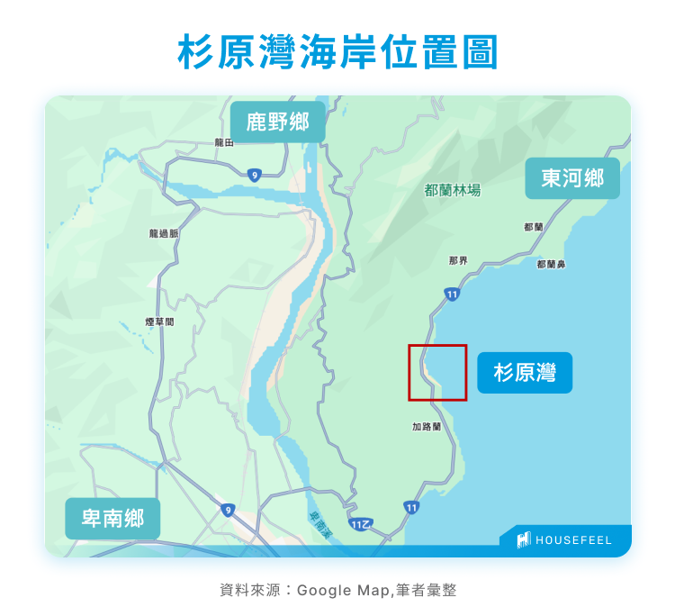 杉原灣海岸位置圖 杉原灣海岸位置圖