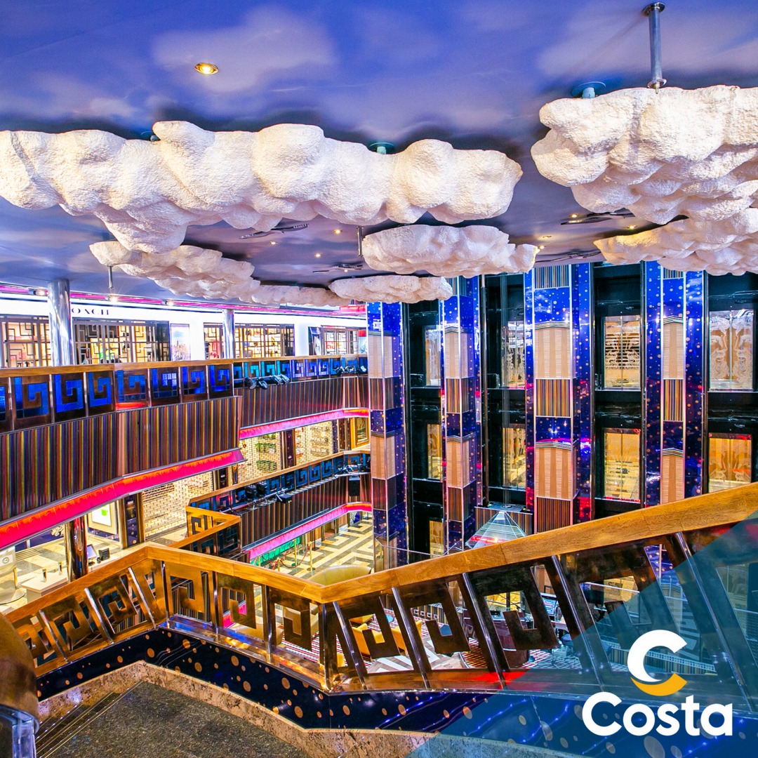 歌詩達郵輪莎倫娜號萬神殿大廳 歌詩達郵輪莎倫娜號萬神殿大廳