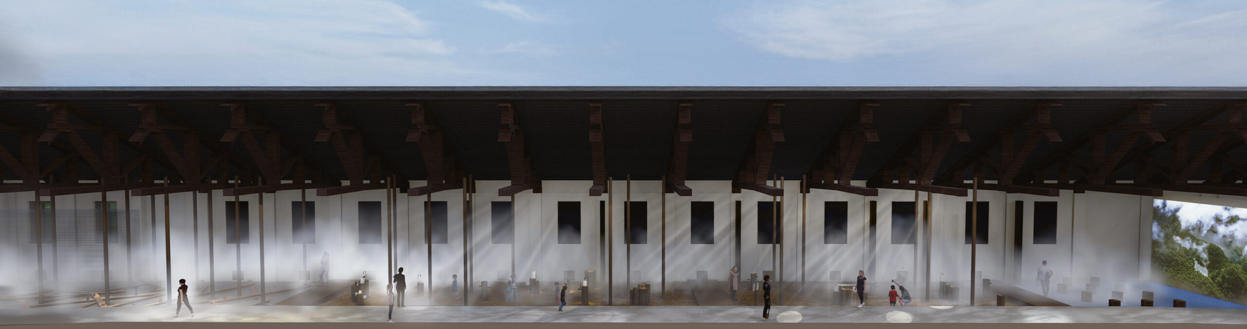 台灣文博會穿霧之境 台灣文博會穿霧之境