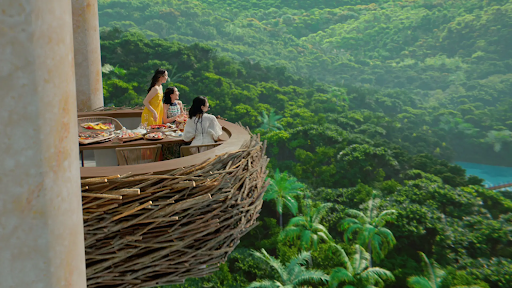 沖繩JUNGLIA樂園鳥巢座位區 沖繩JUNGLIA樂園鳥巢座位區