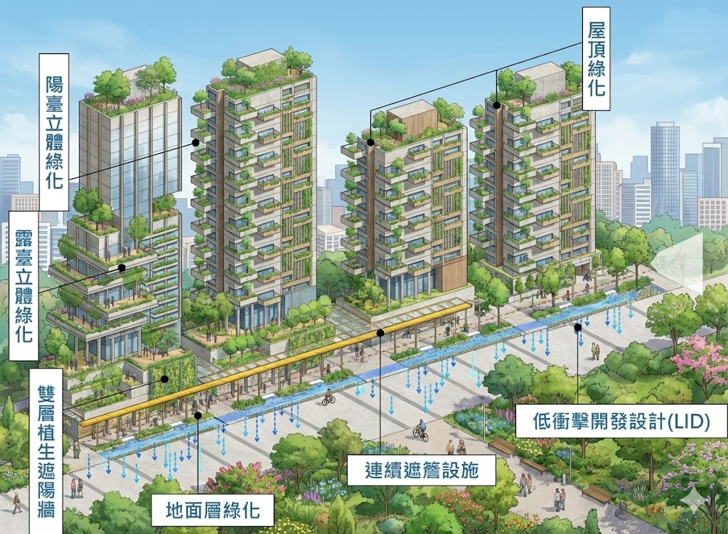 綠容率願景示意圖