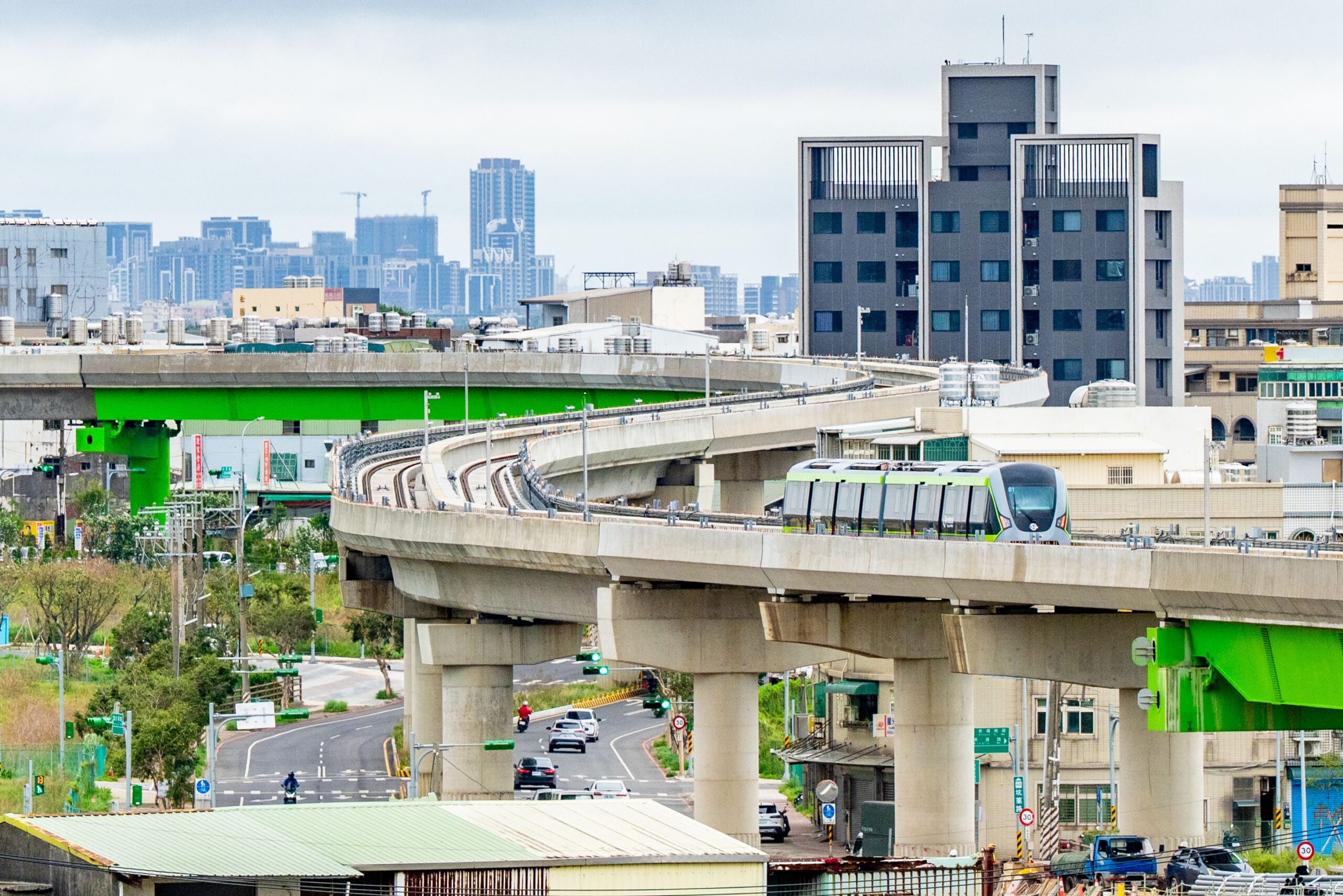 桃園捷運綠線動態測試