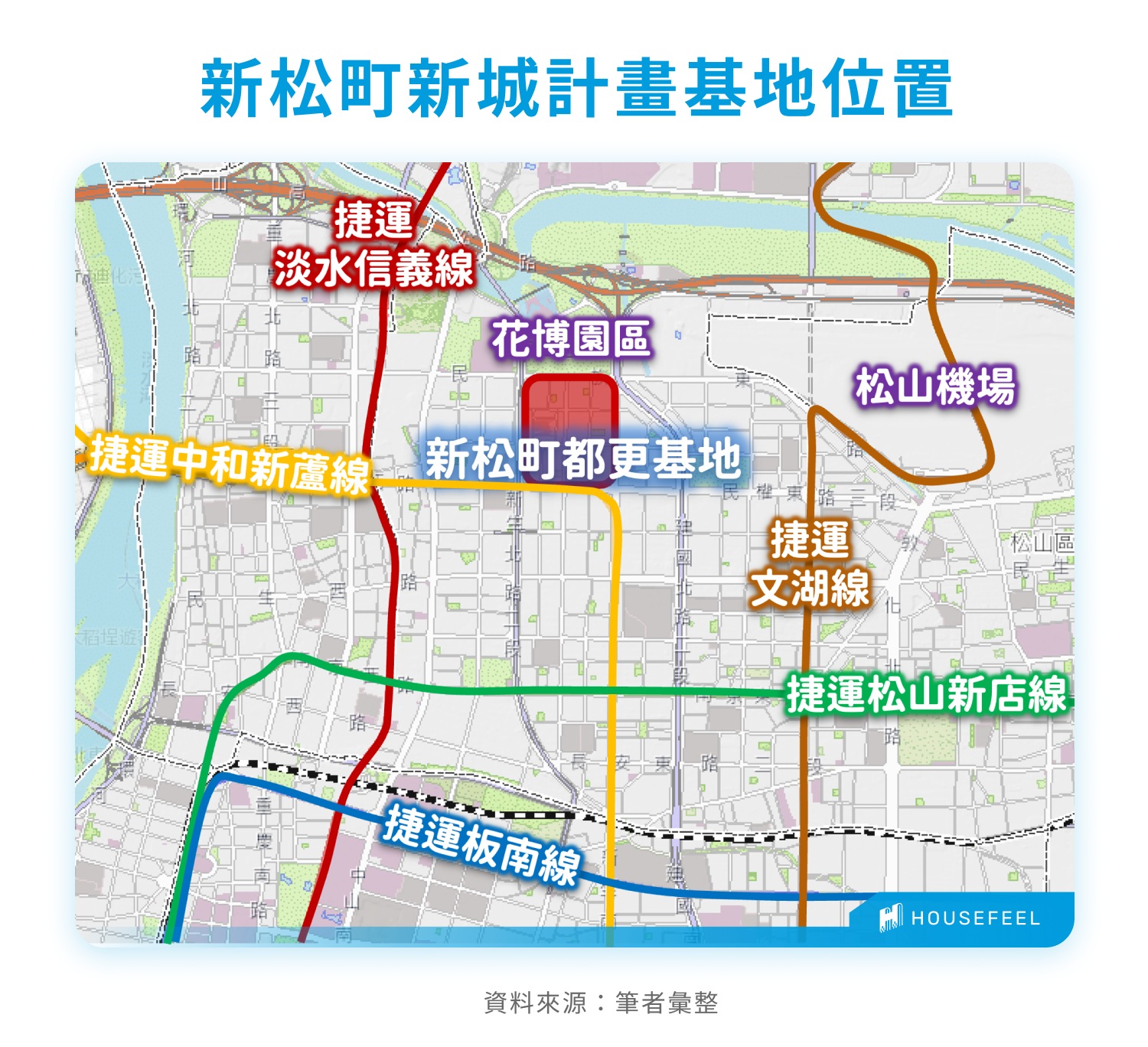 新松町新城計畫基地位置