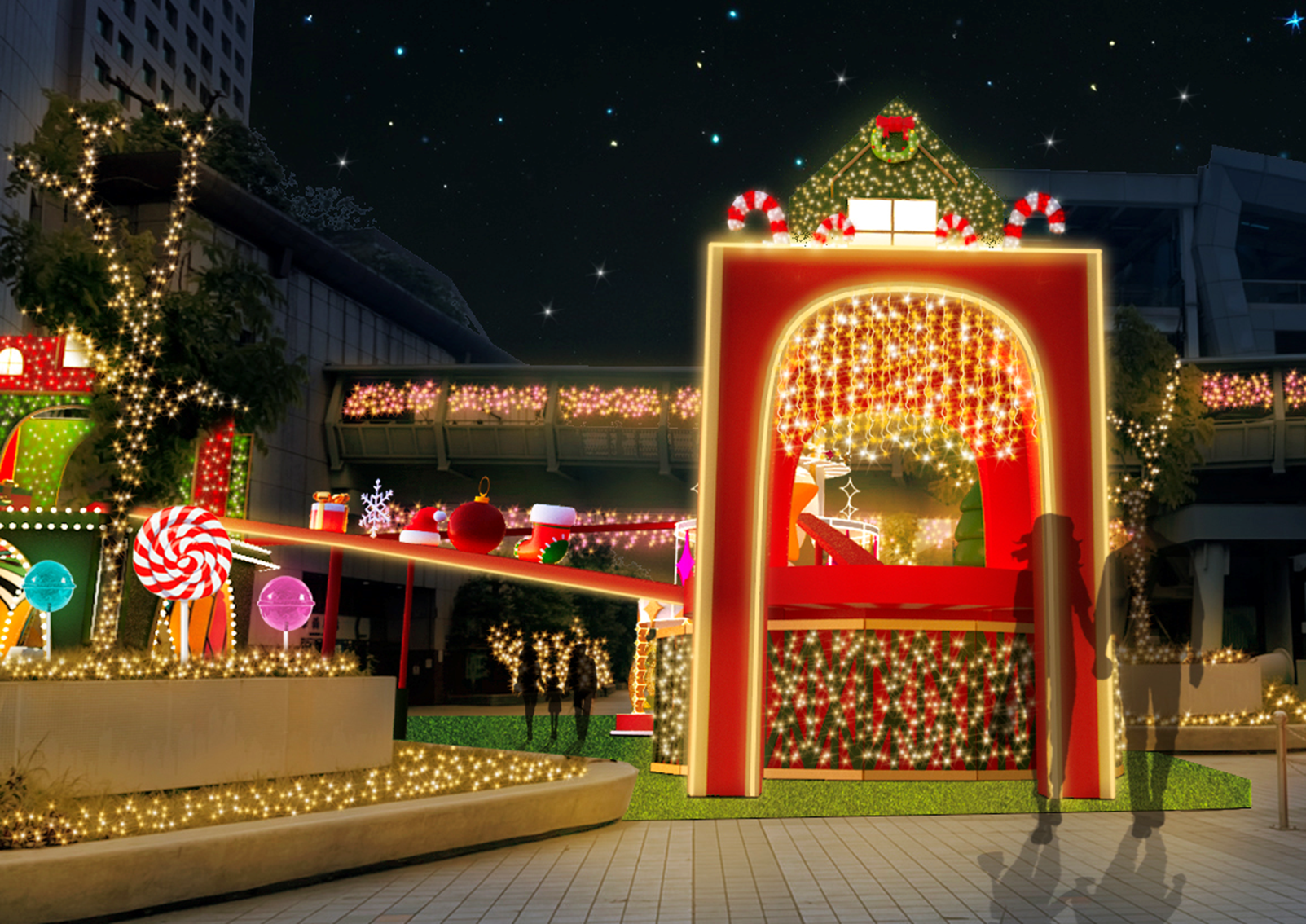 新北耶誕城-耶誕糖果小屋
