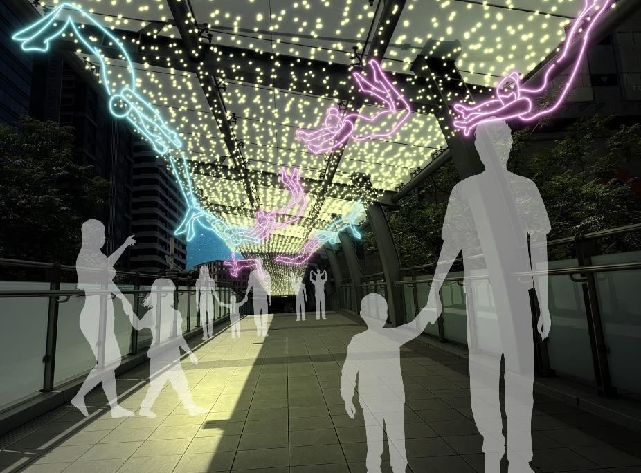 新北耶誕城-華麗空中飛人