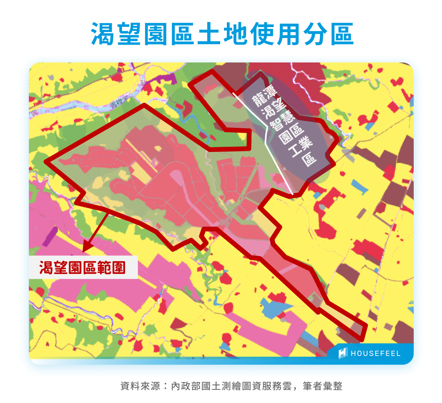 渴望園區土地使用分區