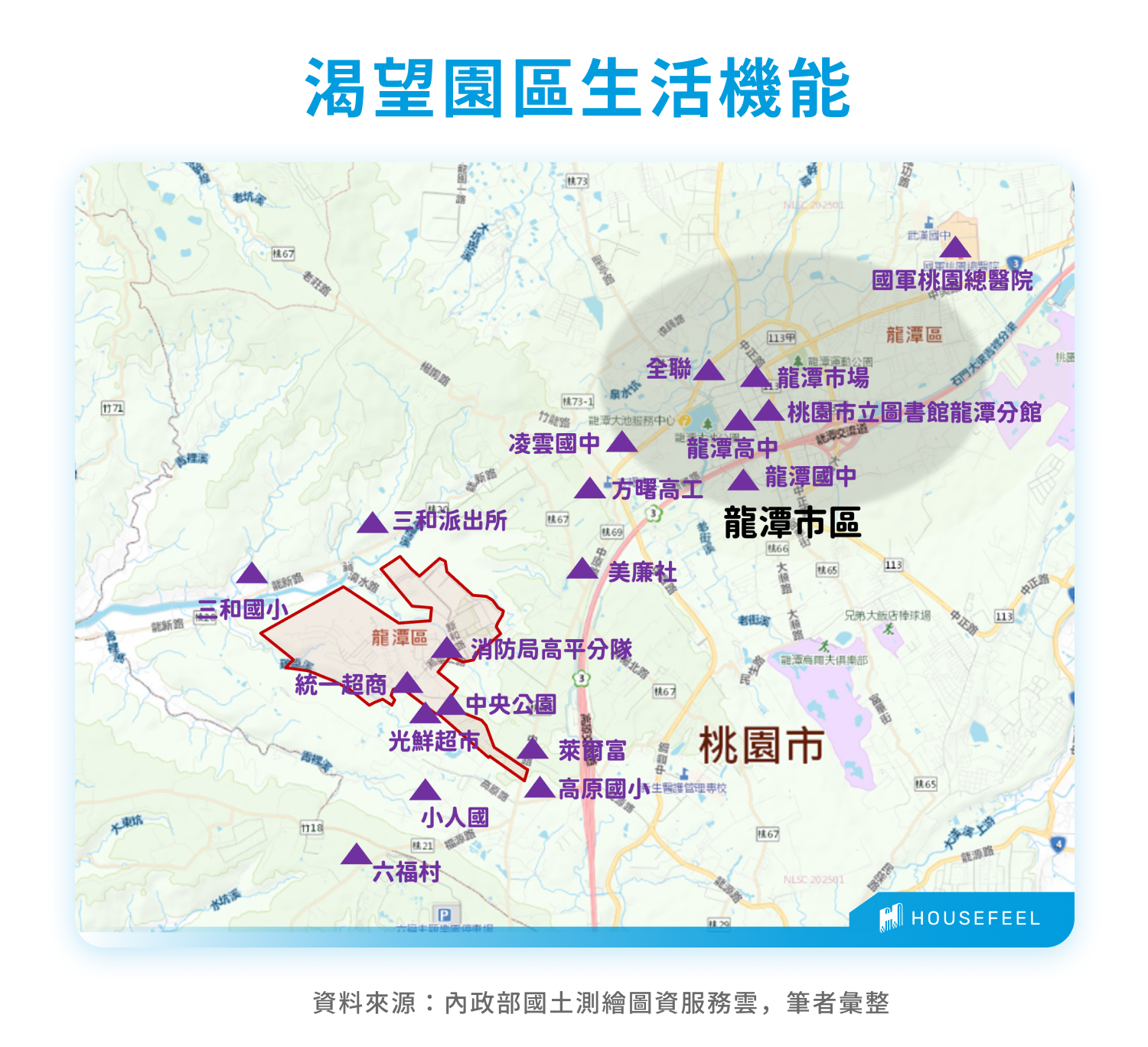 渴望園區生活機能