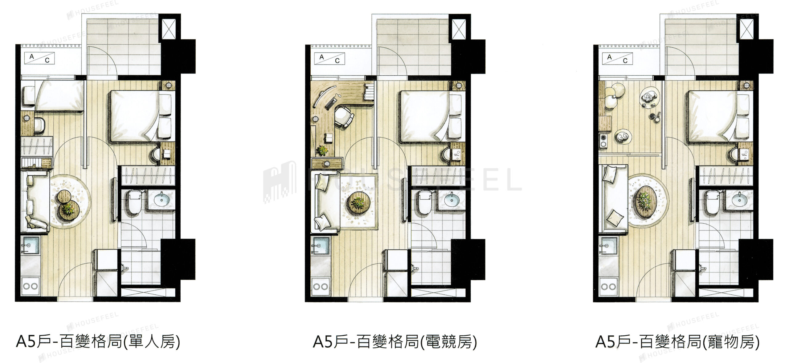 亞昕織御 A5戶格局圖