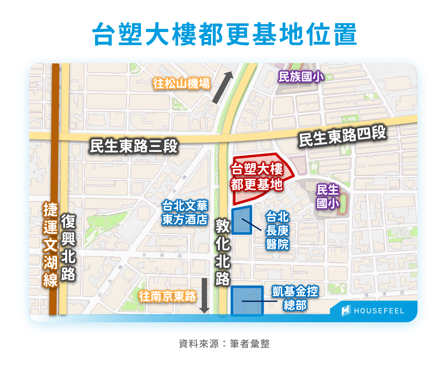 台塑大樓都更基地位置