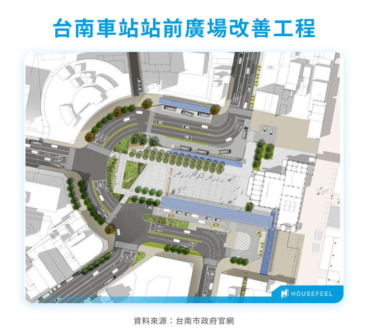 台南車站站前廣場改善工程