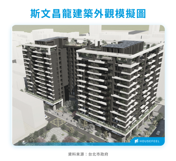 斯文昌龍建築外觀模擬圖