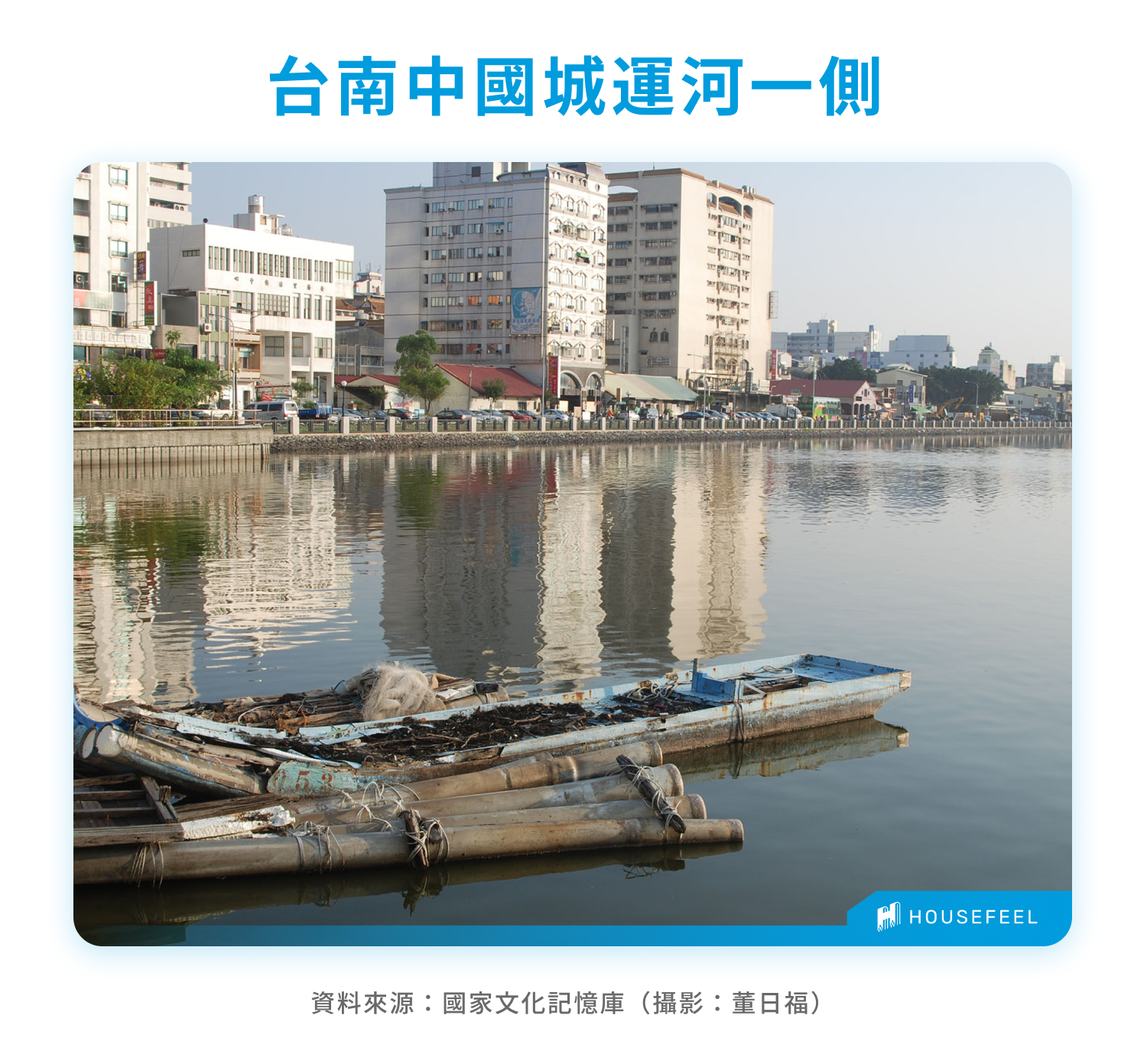 台南中國城運河一側