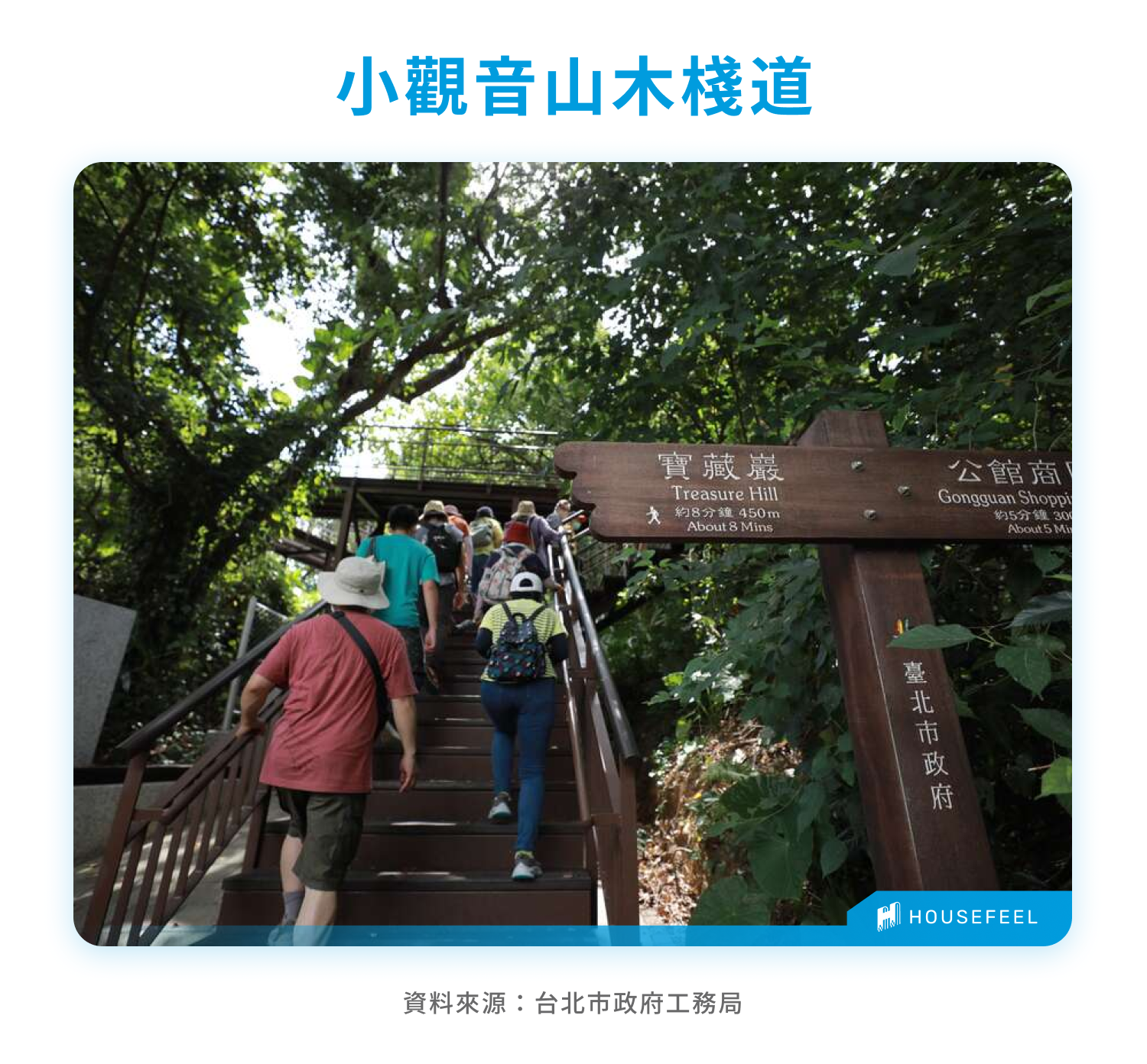 寶藏巖小觀音山木棧道