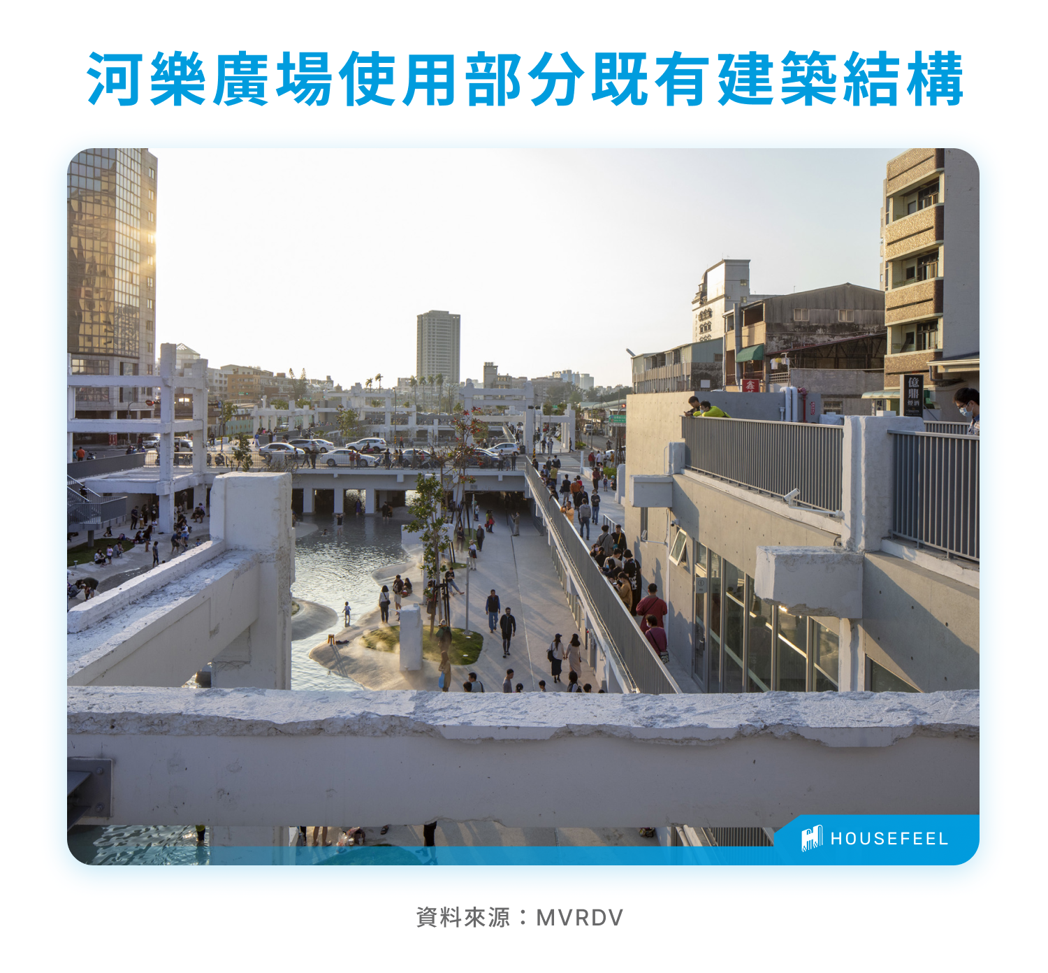 河樂廣場使用部分既有建築結構