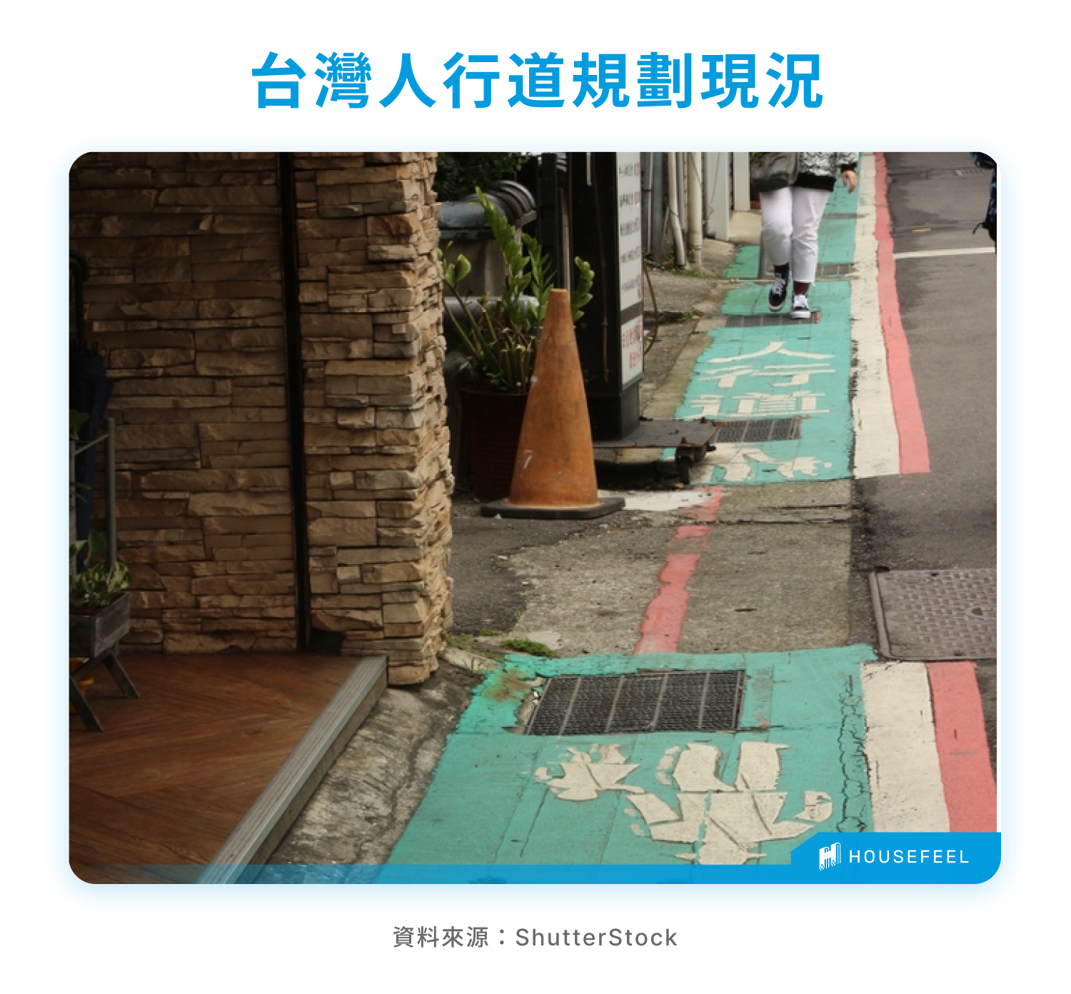 台灣人行道規劃現況