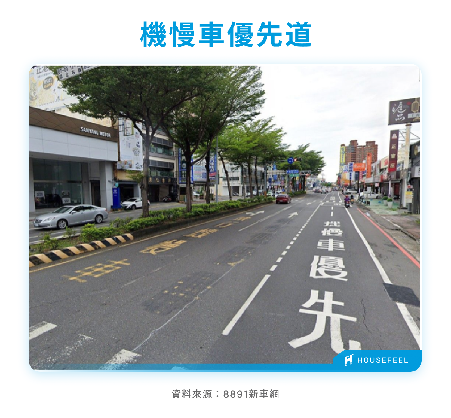 機慢車優先道 機慢車優先道