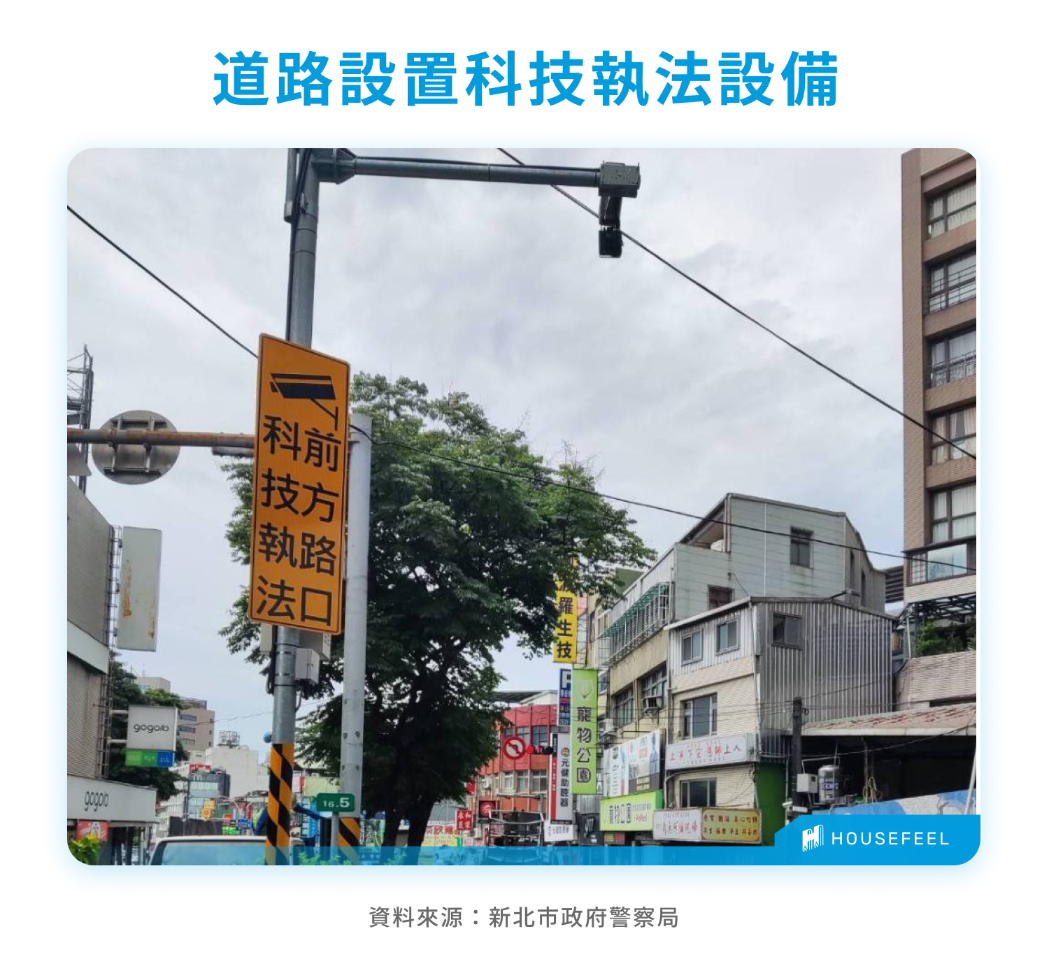 道路設置科技執法設備