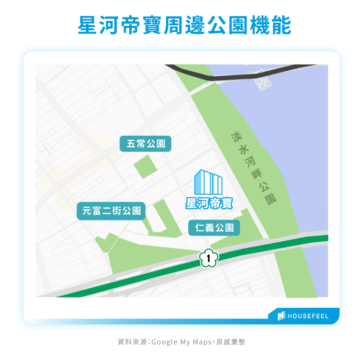 星河帝寶周邊公園機能 星河帝寶周邊公園機能