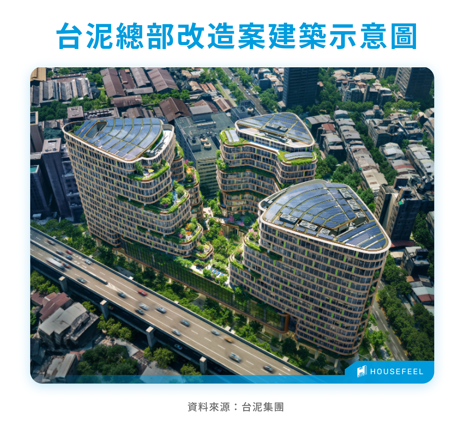 台泥總部改造案建築示意圖